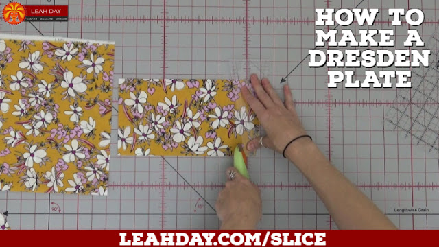 How to piece a dresden plate block